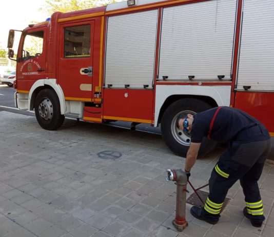 Els bombers del SPEIS incrementen les mesures de seguretat davant les Fogueres