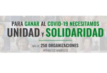 contra el covid 19, firma el manifest