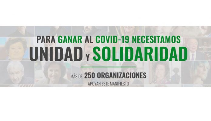 contra el covid 19, firma el manifest