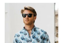 Camisas estampadas hombre