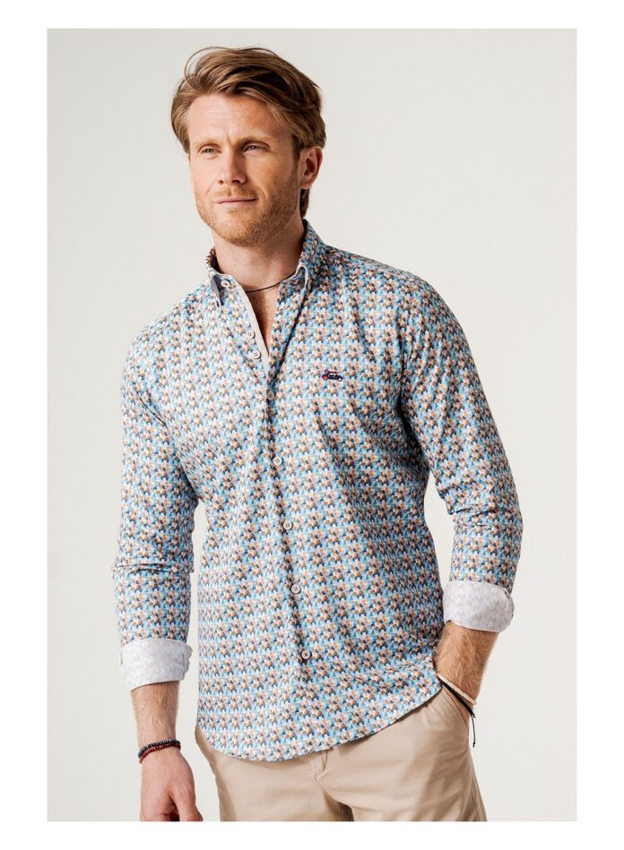 camisas estampadas para hombre