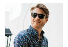 camisa slim fit puzzle multicolor
