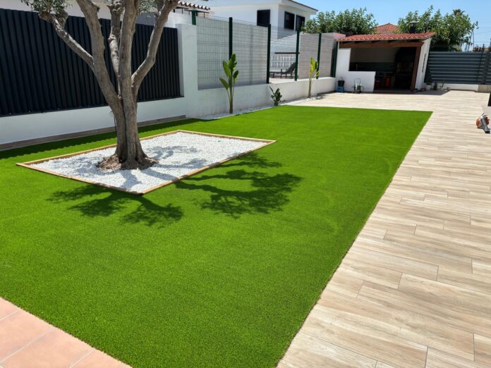 instalacion cesped artificial Borriol jardin jardiart