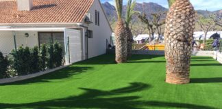 instalar cesped artificial oropesa