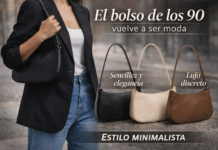 El regreso del bolso minimalista 90s