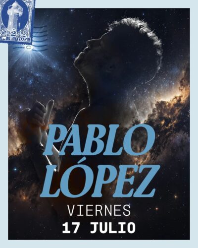 Pablo López actuará en el SOM Festival 2026 en el Puerto de Castellón